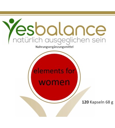elements for women - Micronährstoffe für die Wechseljahre