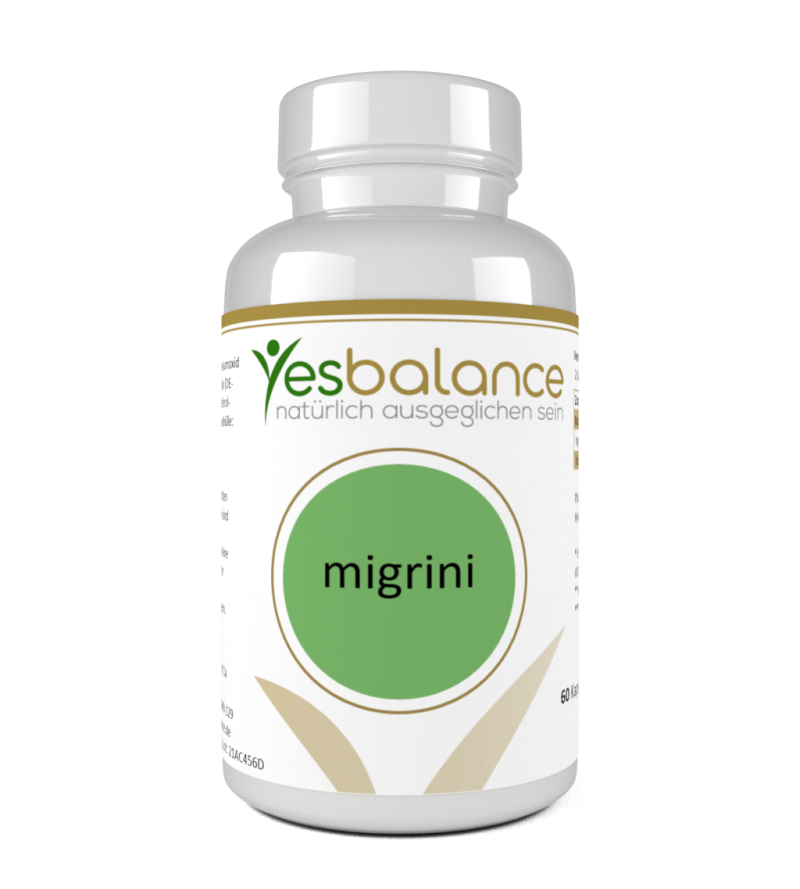 MIGRINI mit Magnesium, Bio Ingwer + Vitamin  D3
