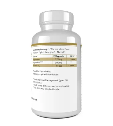 MIGRINI mit Magnesium, Bio Ingwer + Vitamin  D3