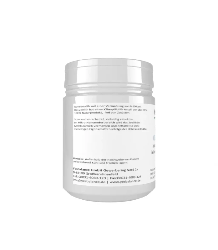 Zeolith Klinoptilolith micronisiert, Detox, natürliche Entgiftung