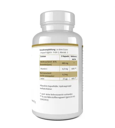 Weihrauch 85% Boswelliasäure, 120 Kapseln