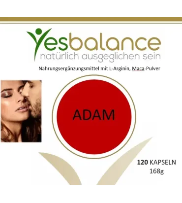 Adam, Nährstoffe mit der Formel für den aktiven Mann