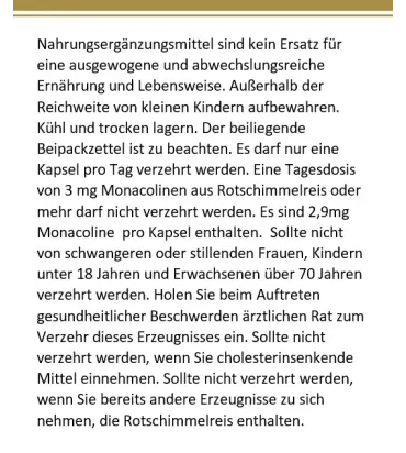 cholestecur extra - Rote-Reismehl Kapseln