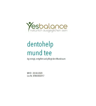 Dentohelp Mundtee - pflegende Mundspülung (15 Pads)