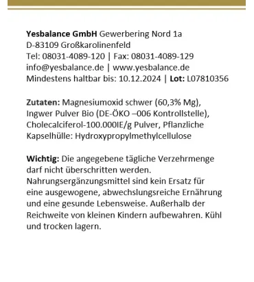 Magnesium Kapseln