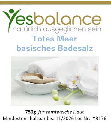 Basenbad basisch - Badezusatz mit Meersalz