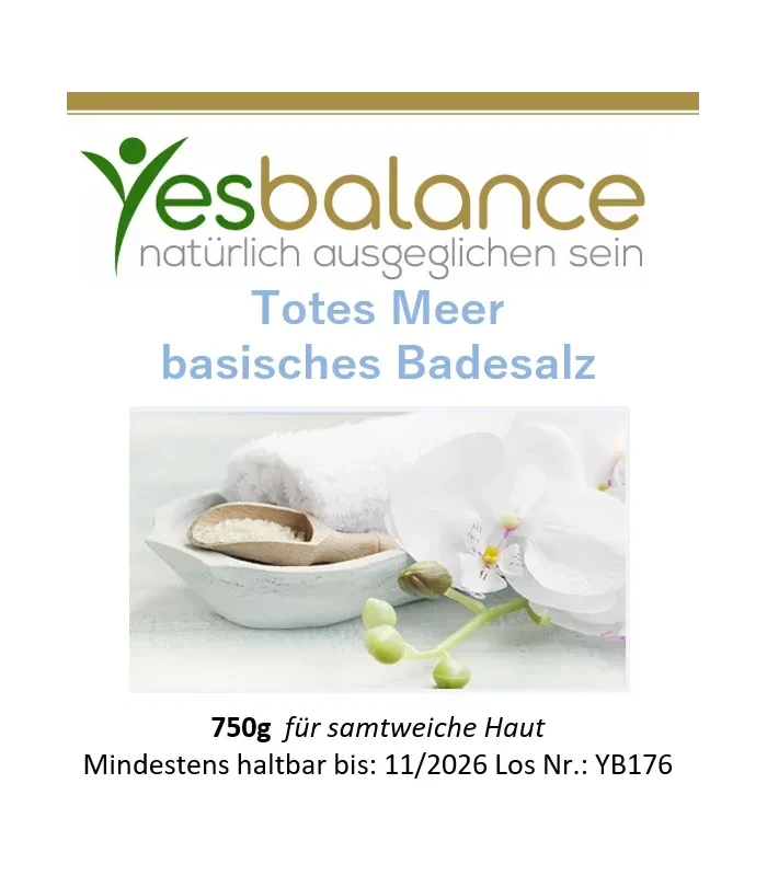 Basenbad basisch - Badezusatz mit Meersalz