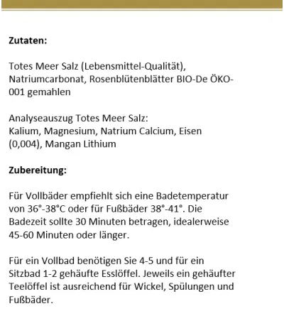 Basenbad basisch - Badezusatz mit Meersalz