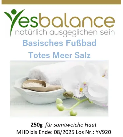Totes Meer Badesalz mit Bio Rosenblättern - für eine samtweiche Haut