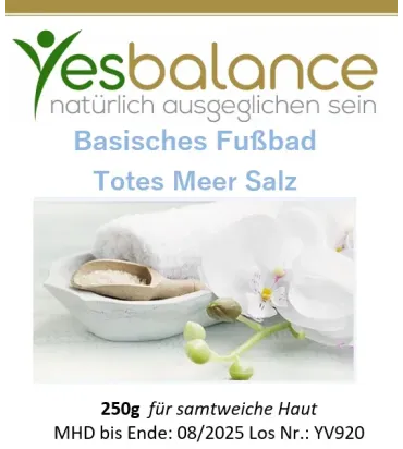 Totes Meer Badesalz mit Bio Rosenblättern - für eine samtweiche Haut
