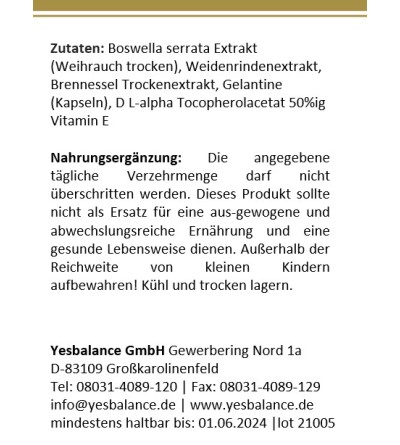 Weihrauch Plus Kapseln