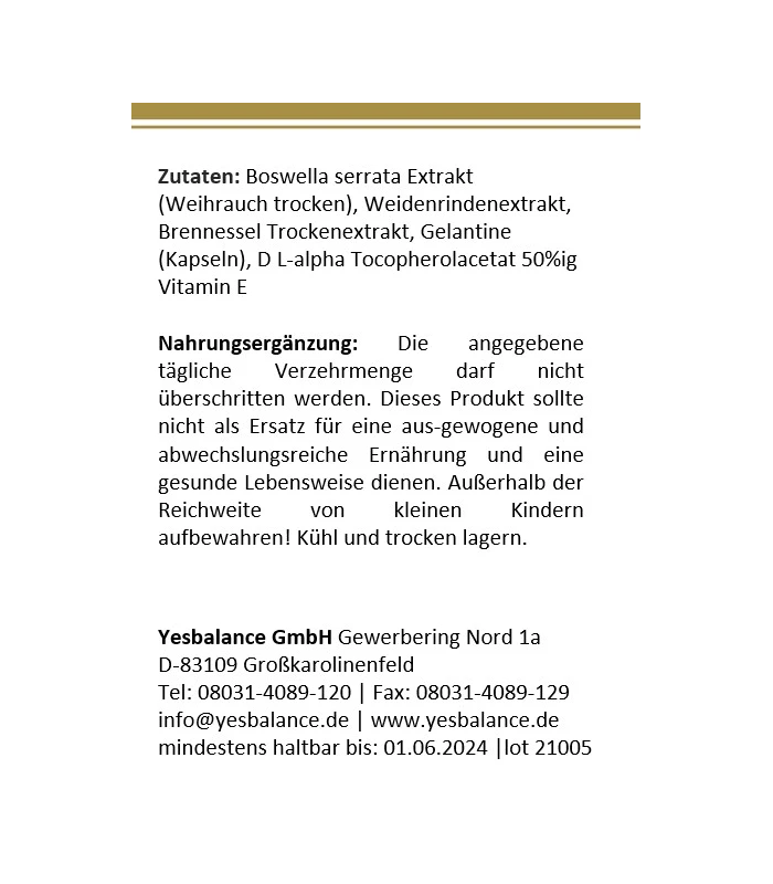 Weihrauch Plus Kapseln