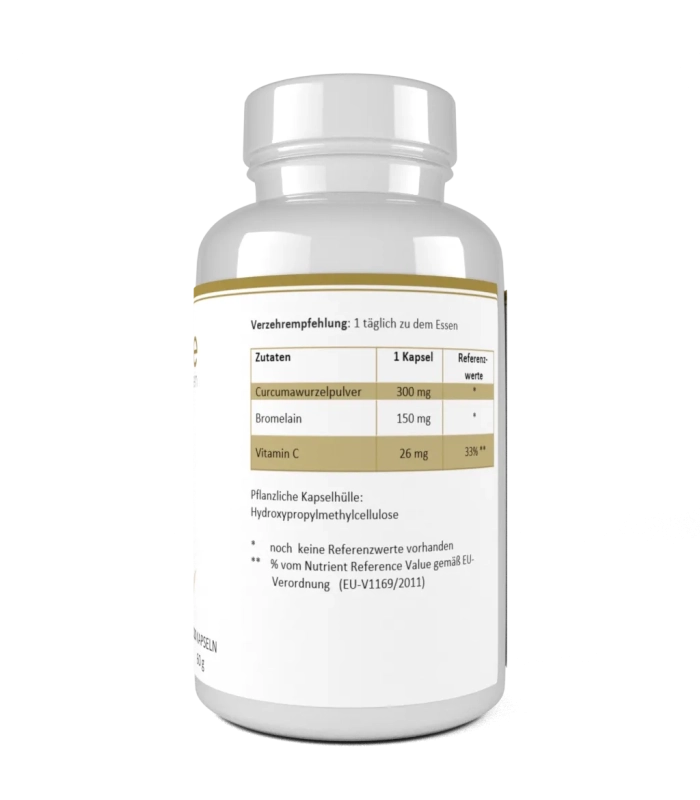 Leber complex curcumin bromelain