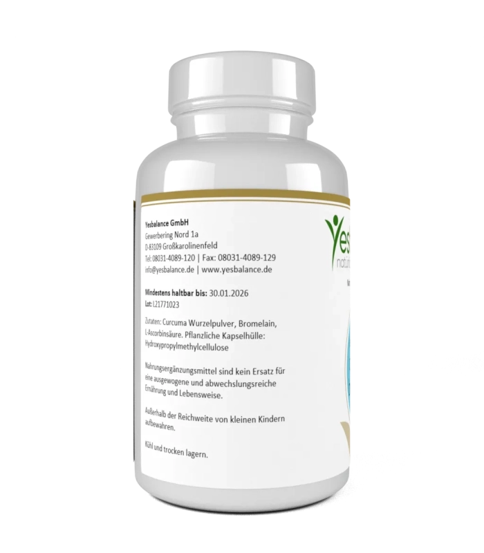 Leber complex curcumin bromelain