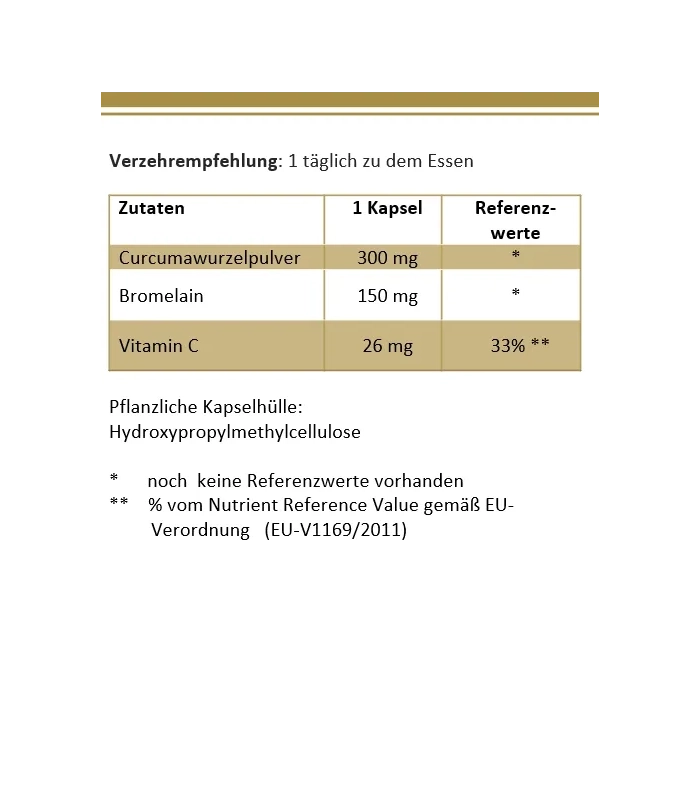 Leber complex curcumin bromelain
