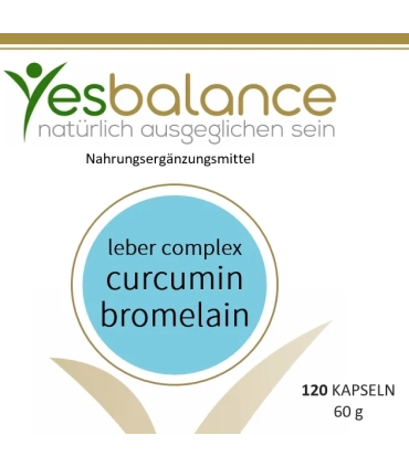 Leber complex curcumin bromelain