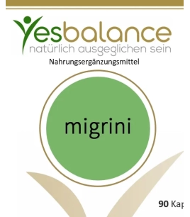 MIGRINI mit Magnesium, Bio Ingwer + Vitamin  D3