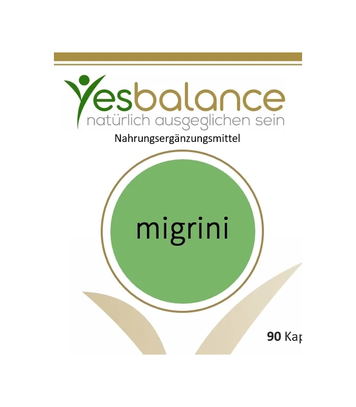 MIGRINI mit Magnesium, Bio Ingwer + Vitamin  D3