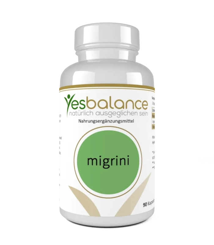 MIGRINI mit Magnesium, Bio Ingwer + Vitamin  D3