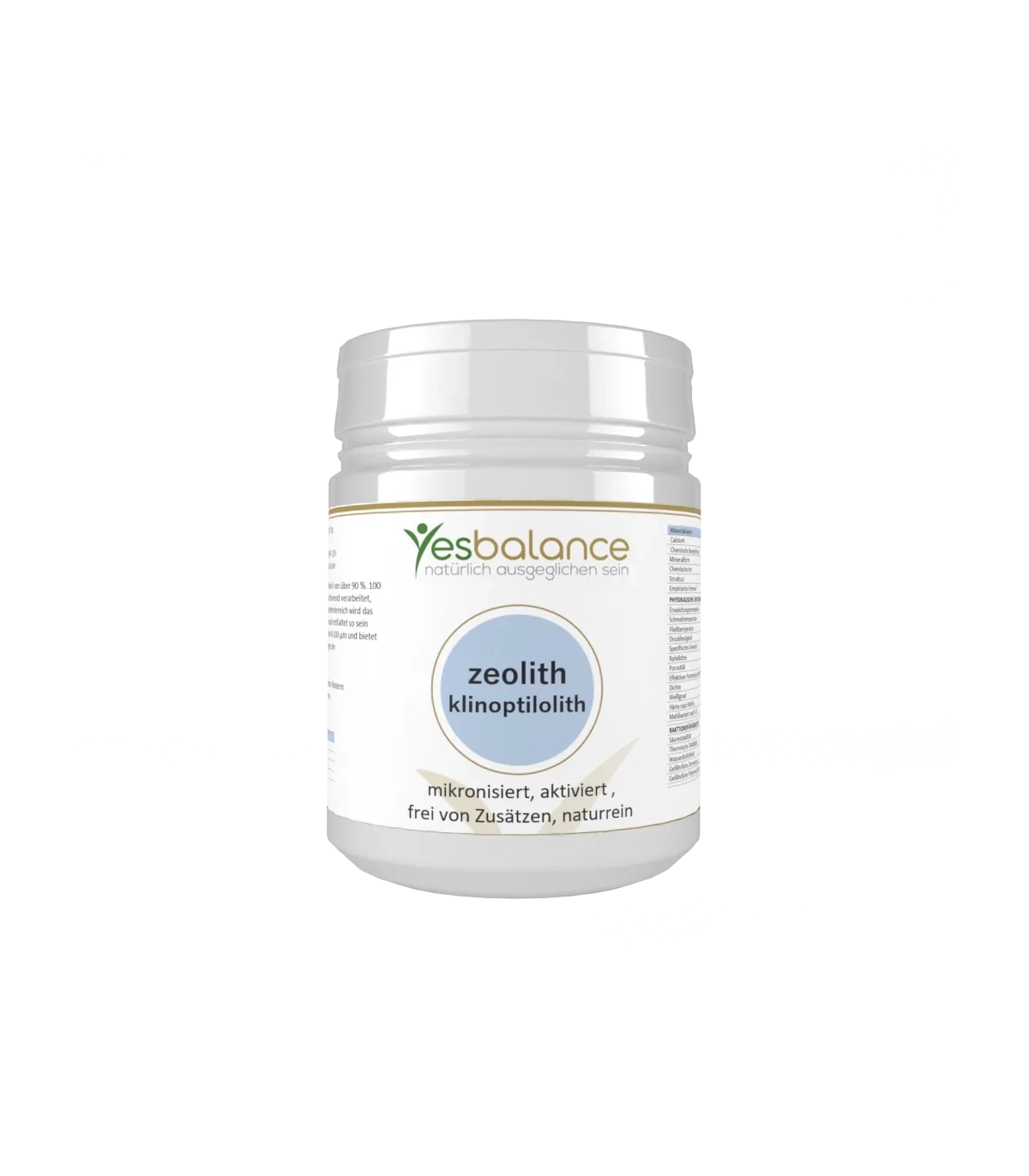 Zeolith Klinoptilolith micronisiert, Detox, natürliche Entgiftung