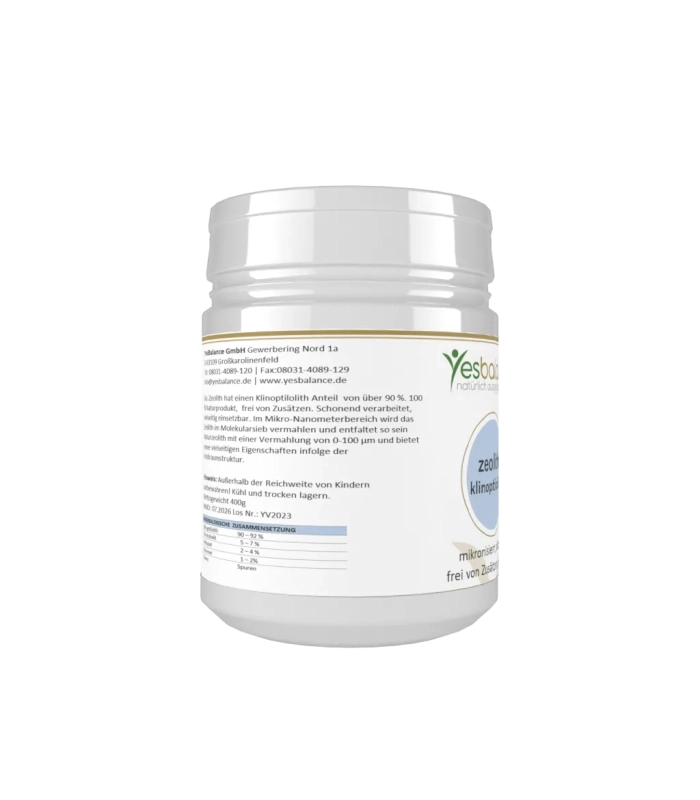 Zeolith Klinoptilolith micronisiert, Detox, natürliche Entgiftung