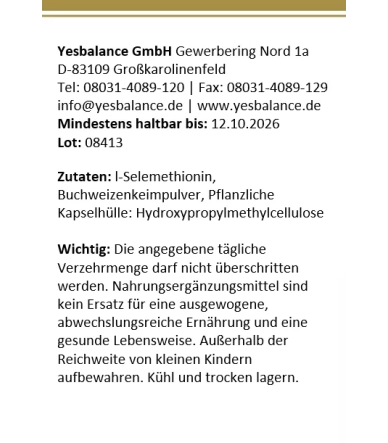 Selenkapseln hochdosiert – Für Immunsystem & Schilddrüse – Haut & Haar