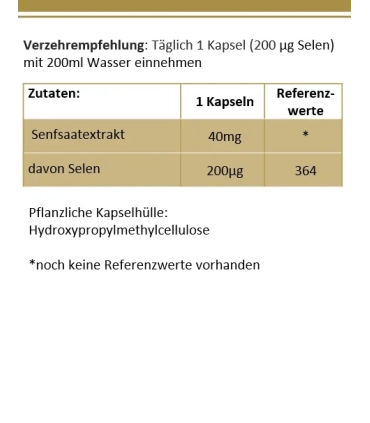 Selenkapseln hochdosiert – Für Immunsystem & Schilddrüse – Haut & Haar