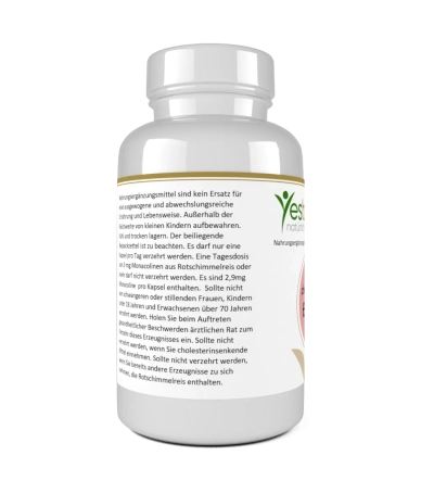 YesBalance Cholestecur Extra – Fermentierter Reis-Extrakt & Q10