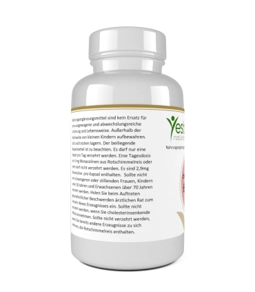 YesBalance Cholestecur Extra – Fermentierter Reis-Extrakt & Q10