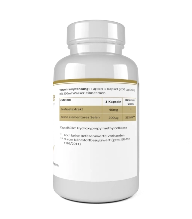 Selenkapseln hochdosiert – Für Immunsystem & Schilddrüse – Haut & Haar