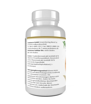 resveratrol 99% Kapseln: Natürlicher Booster für Abwehr, Haut, Knochen