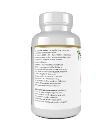 YesBalance Bone & Joint – Kurkuma, Glucosamin, Vit. D