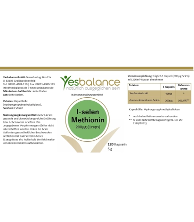 Selenkapseln hochdosiert – Für Immunsystem & Schilddrüse – Haut & Haar