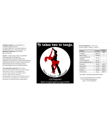 It takes two to tango - Für Sie und Ihn - Nahrungsergänzungsmittel
