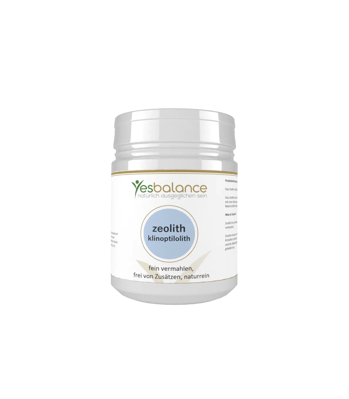 Yesbalance Zeolith Klinoptilolith micronisiert - Naturmineral