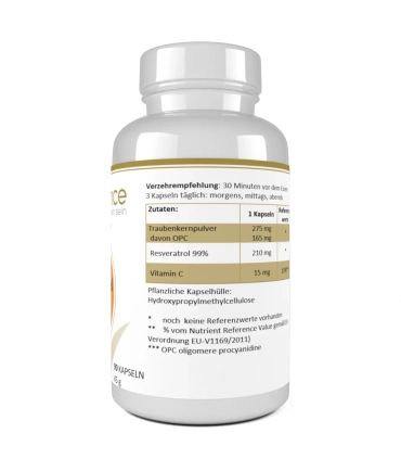 resveratrol 99% Kapseln: Natürlicher Booster für Abwehr, Haut, Knochen
