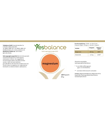 Magnesiumoxid Kapseln für Ausdauer, Muskelaufbau und innere Ruhe