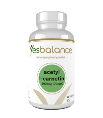 YesBalance Acetyl-L-Carnitin Premium Supplement • YesBalance