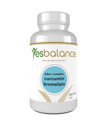 Leber complex Curcumin & Bromelain: Nahrungsergänzung für Ihre Leber