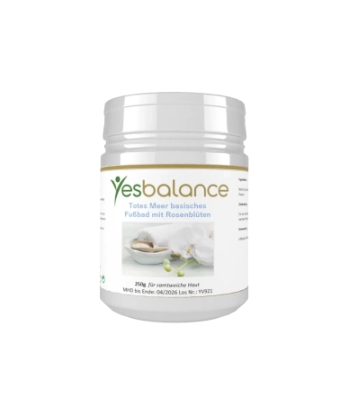 Totes Meer Badesalz mit Bio Rosenblättern - für eine samtweiche Haut