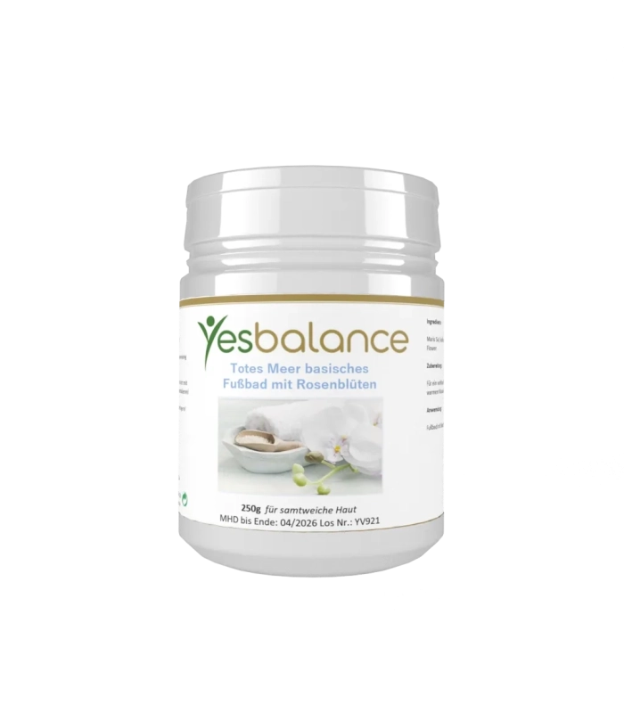 Totes Meer Badesalz mit Bio Rosenblättern - für eine samtweiche Haut