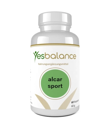 alcar sport - Acetyl-L-Carnitin 500mg für Ausdauer | Yesbalance