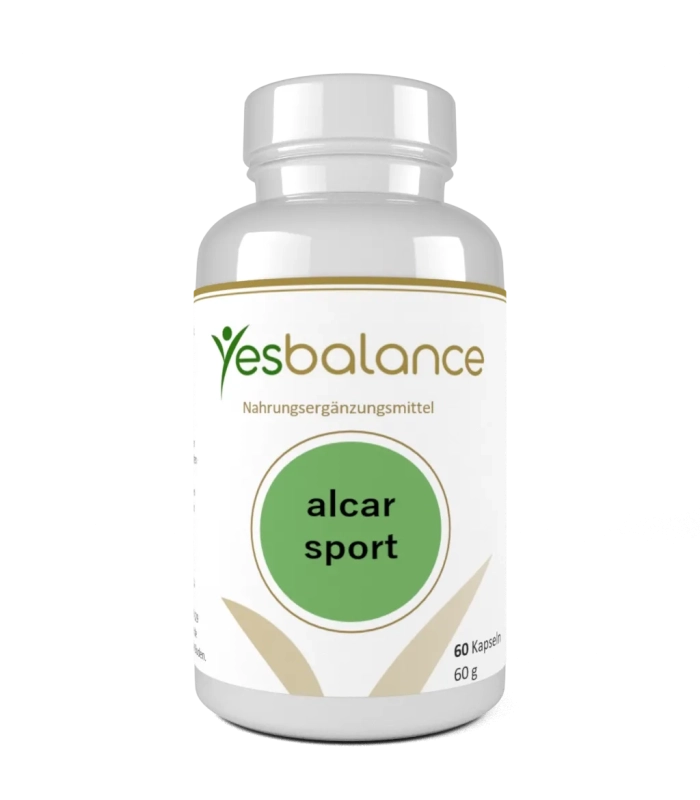 alcar sport - Acetyl-L-Carnitin 500mg für Ausdauer | Yesbalance