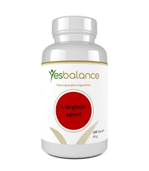 L-Arginin Sport Hochdosiert 800mg – Pre-Workout | yesbalance