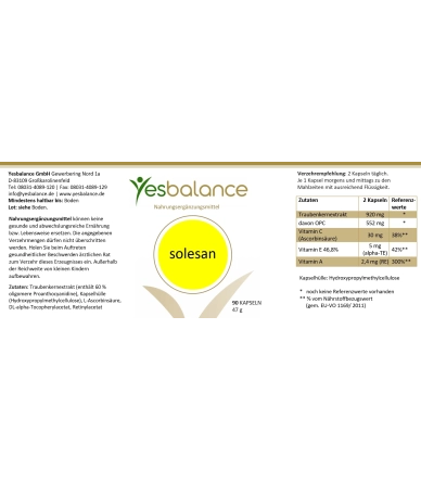 Solesan für einen effektiven Sonnenschutz