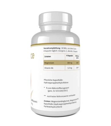 Magnesiumoxid Kapseln für Ausdauer, Muskelaufbau und innere Ruhe