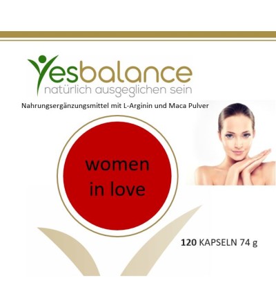 WOMEN IN LOVE -  yesBalance - Nährstoffe für die Frau - 120 Kapseln