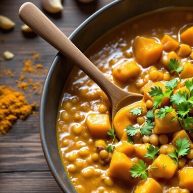 Immunpower aus dem Topf: Kürbis-Linsen-Curry mit Ingwer und Kurkuma